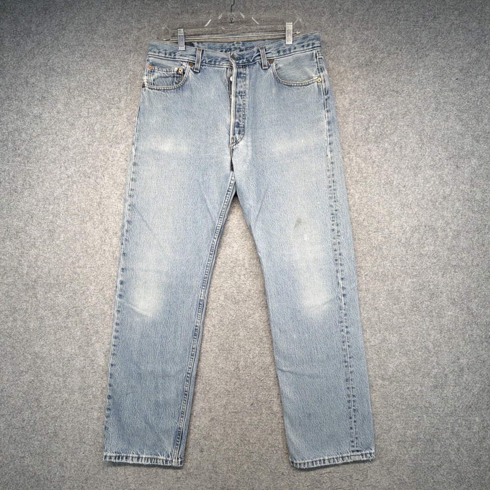 Vintage Levis 501 Made In USA Jeans Men's 36x32 (Fits 34x31) Denim 1997